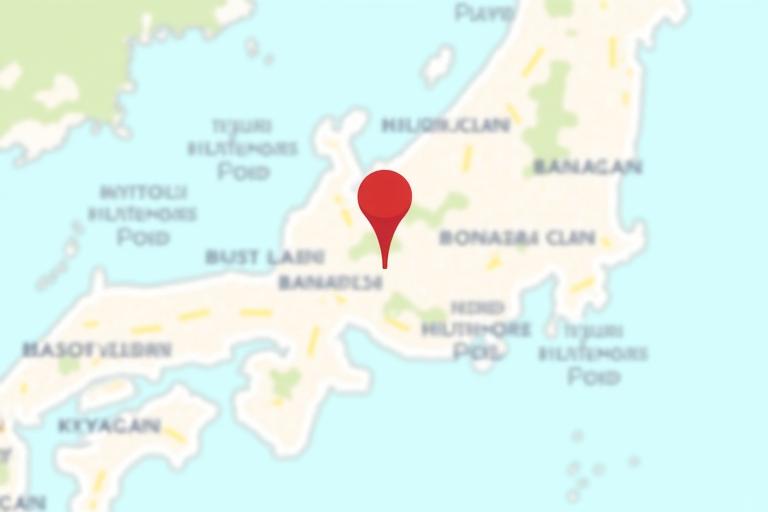 A map showing the location of Mizunaga Clean in Kyoto.